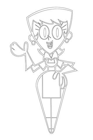 Dexter'S Mom Welcomes You Home Coloring Page